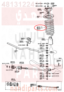 4813122411,SPRING, FRONT COIL, RH,سستة 