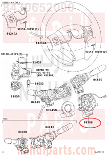 8430652090,CABLE SUB-ASSY, SPIRAL,شريحة دركسون 