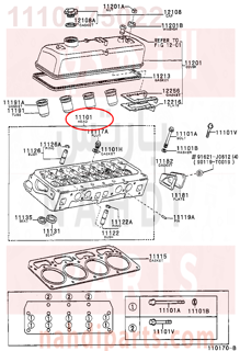 1110175022,HEAD SUB-ASSY, CYLINDER,راس مكينة 