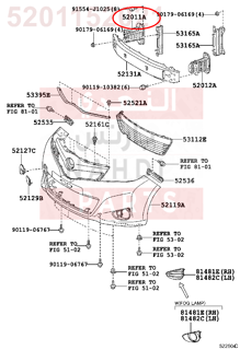 5201152021,ARM SUB-ASSY, FRONT BUMPER, RH,ذراع  