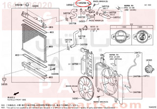 1640136020,CAP SUB-ASSY, WATER FILLER,غطاء لديتر ماء المكينة