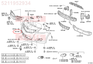 5211952934,FRONT BUMPER COVER,جلدة صدام أمامي