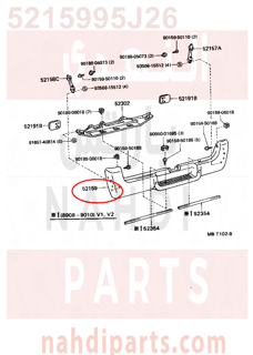 5215995J26,COVER, REAR BUMPER,جلدة صدام خلفي