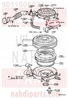 9011606024,BOLT, STUD(FOR AIR CLEANER SETTING),مسمار 