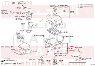 177010V020,CASE SUB-ASSY, AIR CLEANER,جلدة هواء  