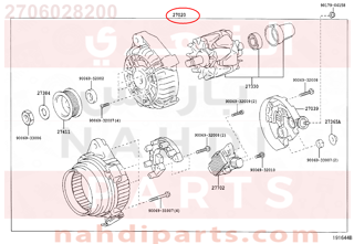 2706028200,ALTERNATOR ASSY,دينمو كهرباء - دينمو الشحن