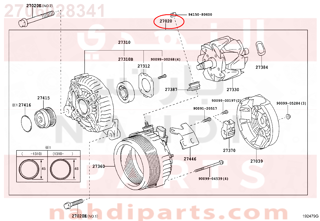 2706028341,ALTERNATOR ASSY,دينمو كهرباء - دينمو الشحن