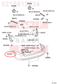 5215912934,REAR BUMPER COVER,جلدة صدام خلفي