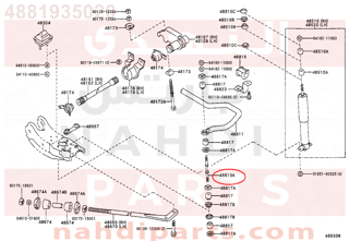 4881935020,BOLT, FRONT STABILIZER,مسمار 