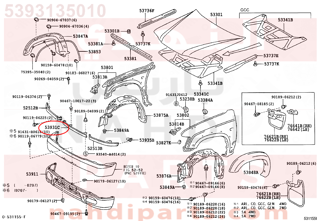 5393135010,PANEL, FRONT END,ديكور