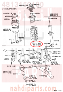 4813150100,SPRING, FRONT COIL, RH,سستة 