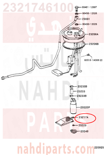 2321746100,FILTER, FUEL PUMP,فلتر طرمبة 