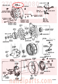 2706070080,ALTERNATOR ASSY,دينمو كهرباء - دينمو الشحن