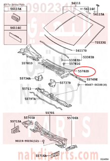 5570902340,LOUVER, COWL TOP VENTILATOR, LH,ديكور 