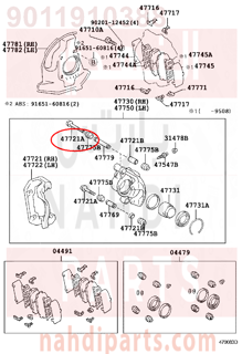 9011910388,BOLT(FOR FRONT DISC BRAKE CYLINDER MOUNTING),مسمار 