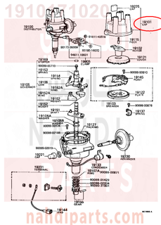 1910171020,CAP SUB-ASSY, DISTRIBUTOR,غطاء 