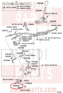 335570D010,BUSH (FOR SHIFT & SELECT LEVER),جلبة 