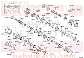 3339628010,RING, SYNCHRONIZER PULL,صوفة  رنج 