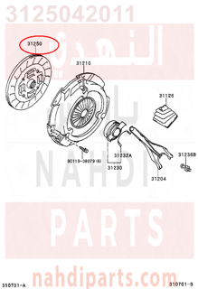 3125042011,DISC ASSY, CLUTCH,ملحق الجربكس 