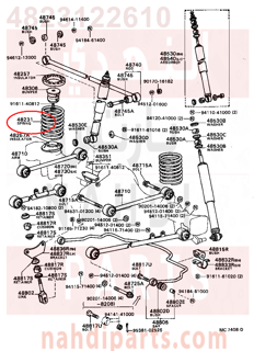 4823122610,SPRING, COIL, REAR,سستة 