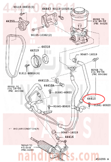 4441060611,TUBE ASSY, PRESSURE FEED,صمام 