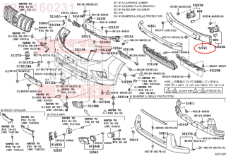 5202160231,REINFORCEMENT SUB-ASSY, FRONT BUMPER,دعامه صدام أمامي - جسر صدام